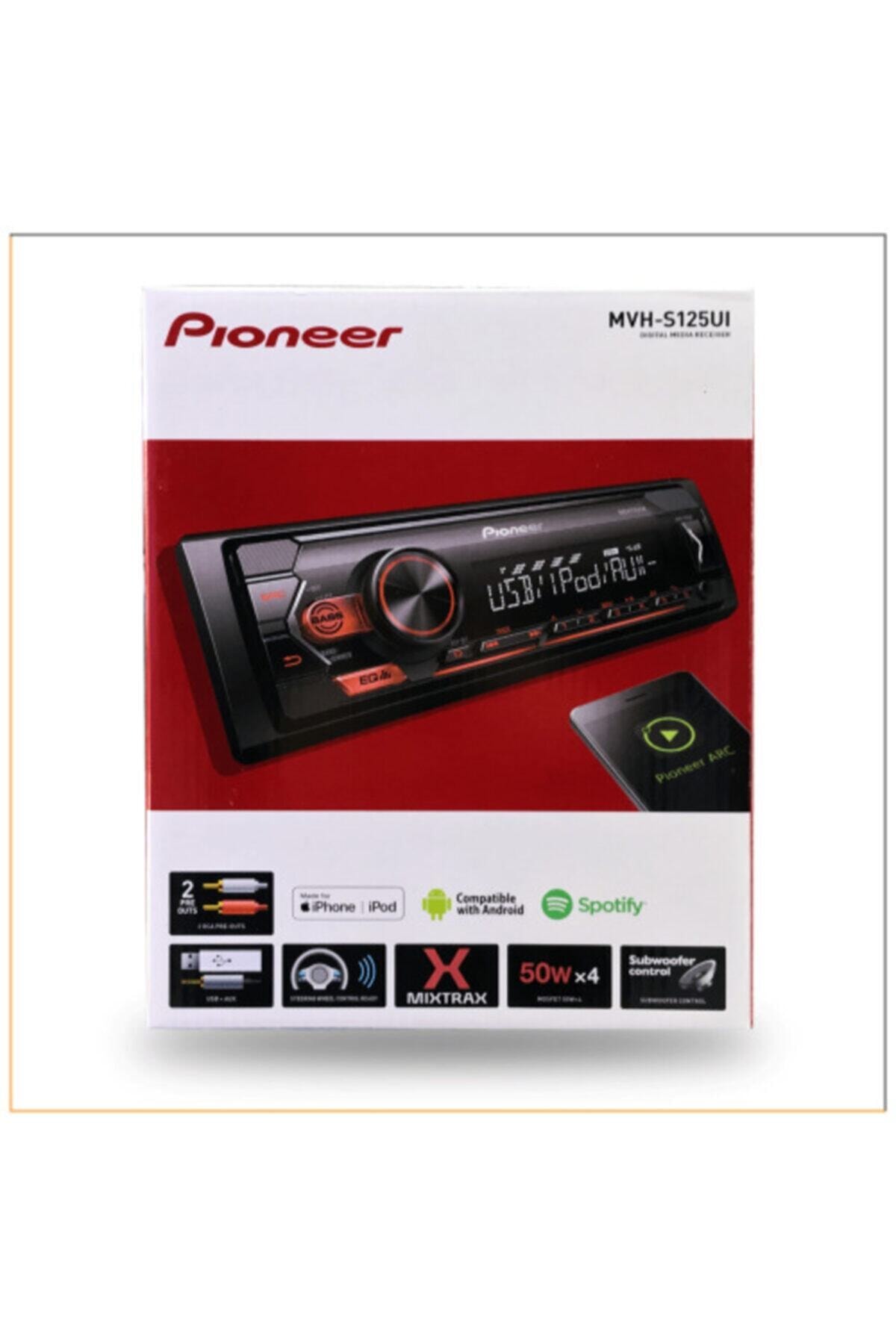 pioneer mvh s125ub tup